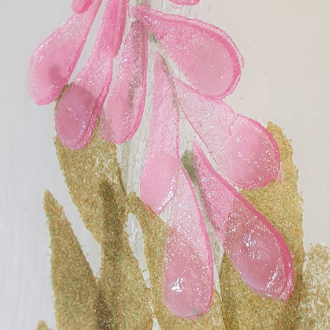 Feathered Glass pip stacey foxgloves